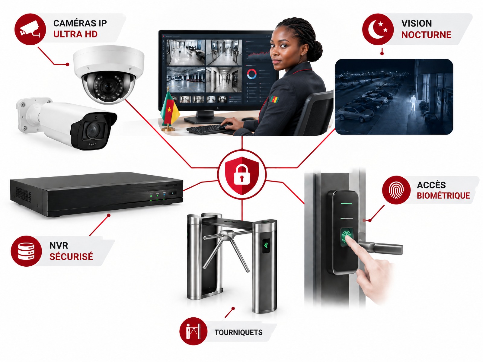 Vidéosurveillance et contrôle d'accès